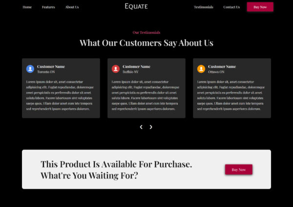 Equate - Startup Website Template - Image 7