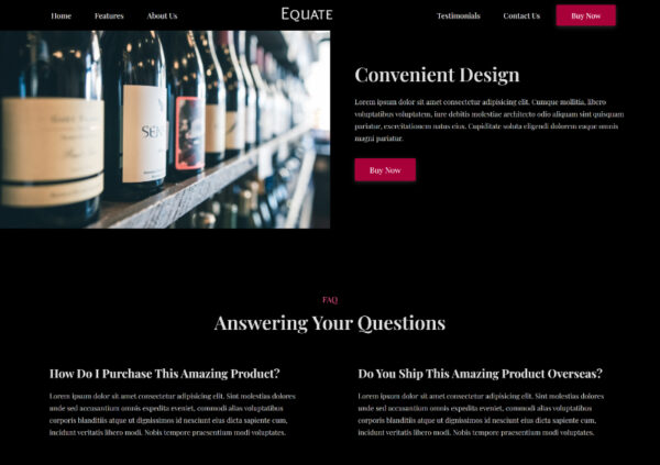 Equate - Startup Website Template - Image 4