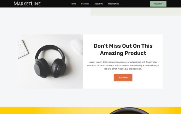 MarketLine - Startup Website Template - Image 5