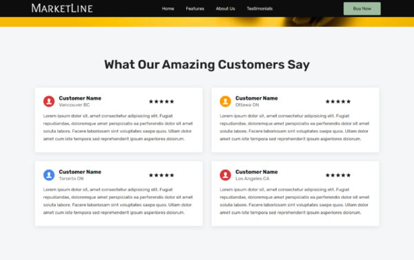 MarketLine - Startup Website Template - Image 7