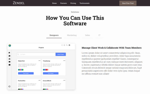 Zendel - SaaS Website Template - Image 5