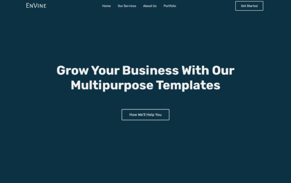 Envine - Multipurpose Website Template - Image 2