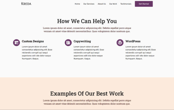 Kreda - Multipurpose Website Template - Image 3