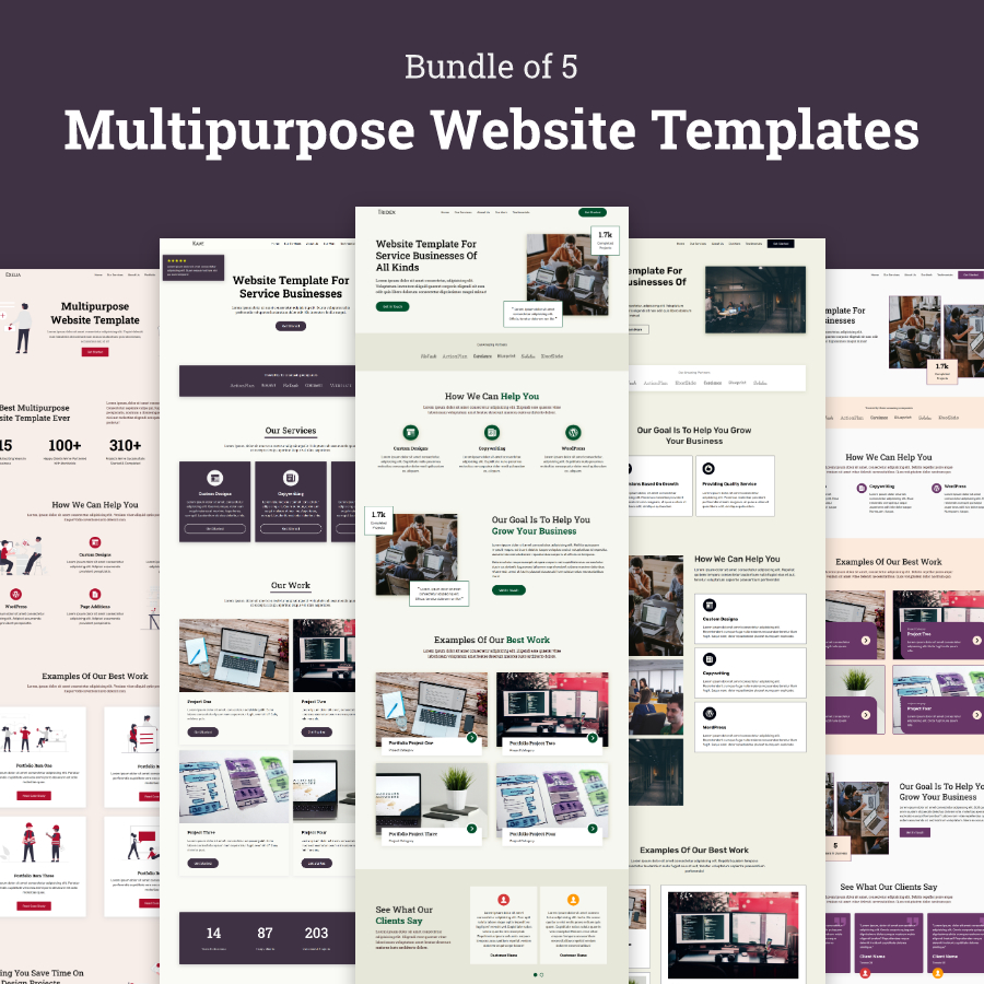 Multipurpose Website Template Bundle